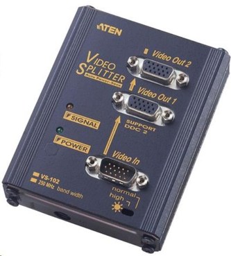 ATEN Video rozbočovač 1 PC - 2 VGA 250Mhz