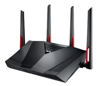 ASUS RT-AC88U Wireless AC3100 Gigabit Router, 8 portů gigabit LAN
