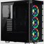 CORSAIR case iCUE 465X RGB, Mid-Tower, ATX Smart Case, RGB, průhledná bočnice, bez zdroje, černá