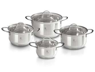 Sada hrnců nerez 8d SILVER BH-6663