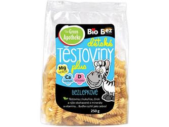 Green Apotheke Dětské těstoviny zebra BIO 250 g