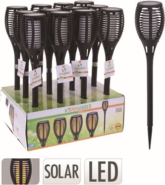 Lampa solární LED 58x10 cm plast