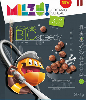 Milzu! Cereálni kuličky s kakaem BIO 200 g