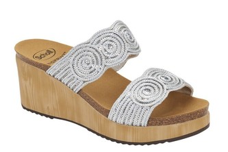 Scholl Zdravotní obuv SABAUDIA 2 STRAPS Silver 39