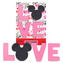 Mad Beauty Šumivá bomba do koupele Minnie Mickey Totally Devoted Love (Bath Fizzers) 4 x 60 g woman