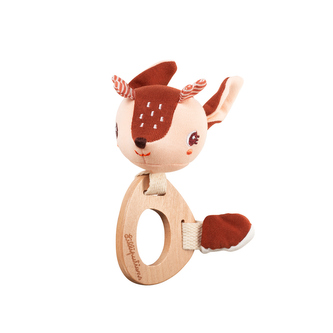 Lilliputiens - dřevěné chrastítko - jelínek Stela