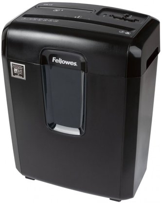 FELLOWES skartovač M8 Cd/ křížový řez 4x35 mm/ objem koše 14 l/ stupeň utajení typ 2 - důvěrné/ černý