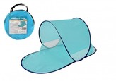Stan plážový s UV filtrem 140x70x62cm samorozkládací polyester/kov ovál modrý v látkové tašce