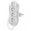 Prodlužovací kabel 5 m / 4 zásuvky / bílý / PVC / 1,5 mm2