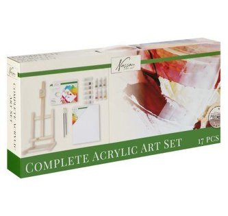 Nassau Akrylová umělecká sada se stojanem, 17 ks