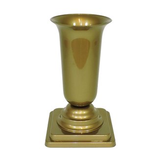 Váza hřbitovní PH zátěžová 27cm zlatá nová