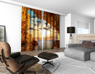 3D dekorační závěs 305V SUNSET 2x160x250 cm set 2 kusy MyBestHome 3D dekorační závěs 305V SUNSET 2x160x250 cm set 2 kusy MyBestHome
