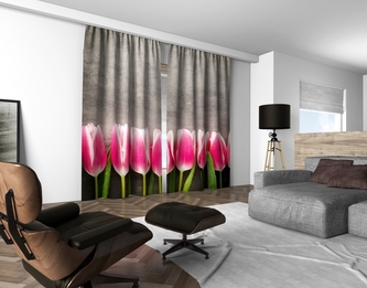 3D dekorační závěs 214V TULIPS 2x160x250 cm set 2 kusy MyBestHome 3D dekorační závěs 214V TULIPS 2x160x250 cm set 2 kusy MyBestHome