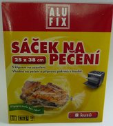 Sáčky na pečení 8ks 25x38cm+svorky