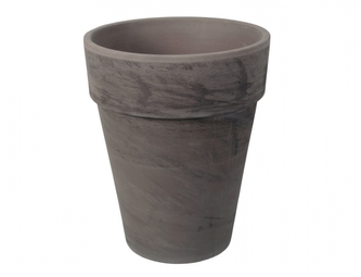 Květináč IRIS d38x46h/XL/SP čedičový melír