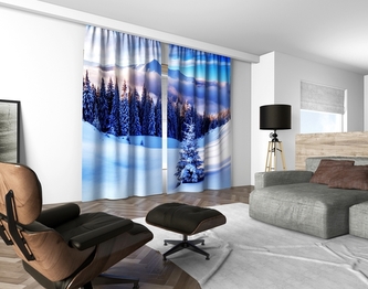 3D dekorační závěs 128V WINTER 2x160x250 cm set 2 kusy MyBestHome 3D dekorační závěs 128V WINTER 2x160x250 cm set 2 kusy MyBestHome