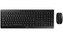 CHERRY set klávesnice a myši STREAM DESKTOP RECHARGE/ bezdrátová/ USB/ dobíjecí / černá / CZ+SK layout