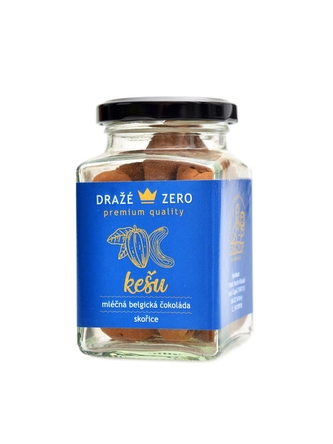 Fitmar - Kešu v mléčné čoko a skořici zero 130g