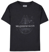 Dětské tričko Star Wars|Hvězdné války: Millennium Falcon (158-164 cm) černá bavlna