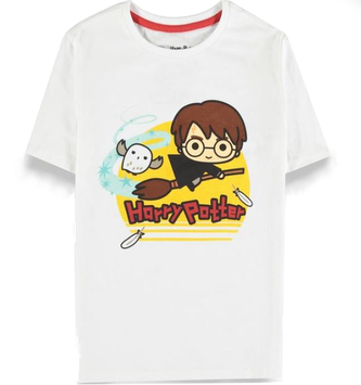 Dětské tričko Harry Potter: Chibi Harry (146-152 cm) bílá bavlna