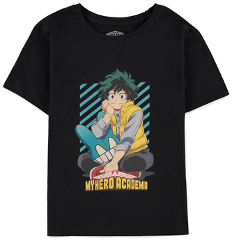 Dětské tričko My Hero Academia: Izuku Midoriya (146-152 cm) černá bavlna Dětské tričko My Hero Academia: Izuku Midoriya (146-152 cm) černá bavlna