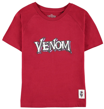 Dětské tričko Marvel|Venom: Logo (122-128 cm) červená bavlna Dětské tričko Marvel|Venom: Logo (122-128 cm) červená bavlna
