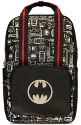 Multifunkční batoh DC Comics|Batman: Koláž (40 x 30 x 13 cm) černý polyester