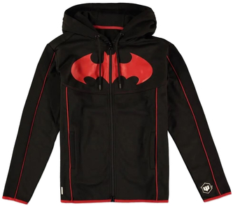 Pánská mikina DC Comics|Batman: Red Logo (M) černý polyester
