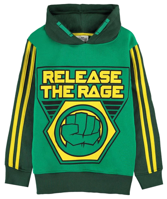 Dětská mikina Marvel|Hulk: Release The Rage (122-128 cm) zelená bavlna