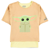 Dětské tričko Star Wars|Hvězdné války: TV seriál The Mandalorian The Child (122-128 cm) oranžová bavlna