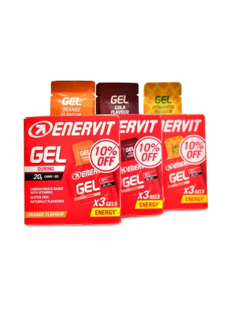 Enervit - Enervit gel 3 x 25ml akční set - pomeranč