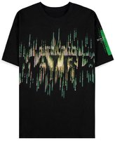 Pánské tričko The Matrix: Logo (L) černá bavlna