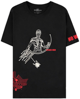 Pánské tričko Marvel|Spiderman: Technology (L) černá bavlna