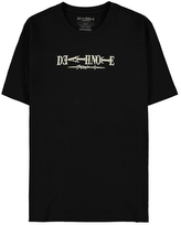 Pánské tričko Death Note: Logo (L) černá bavlna