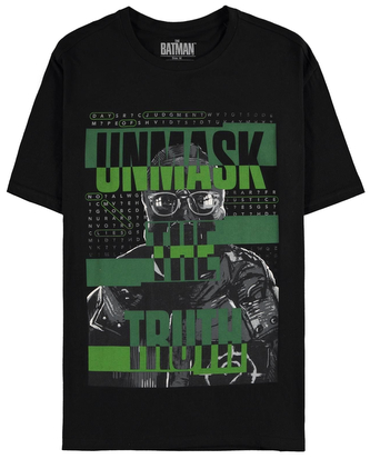 Pánské tričko DC Comics|Batman: Unmask The Truth (S) černá bavlna
