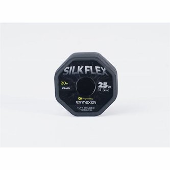 RIDGEMONKEY: Šňůrka Connexion SilkFlex Soft Braid 25lb 20m