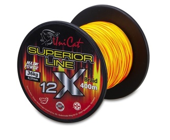 šňůra 12 X Superior Line 0,70mm, 400m, 71 kg šňůra 12 X Superior Line 0,70mm, 400m, 71 kg