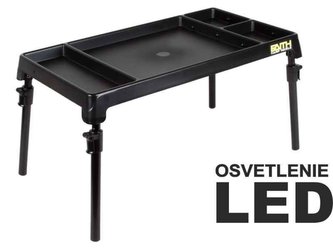Rybářský stolek s LED světlem