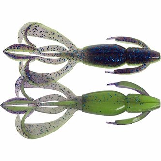 Keitech: Crazy Flapper 3,6" 9,1cm 6,6g Violet Lime Berry 7ks