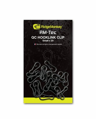RIDGEMONKEY: Klip RM-Tec Quick Change Hooklink Clip Small 20ks