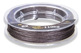 šňůra na návazce Knock Out Leader 8-X, 1,0 mm, 110 kg, 25 m