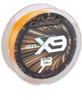 šňůra Pure Contact X9 0,09 mm/150 m oranžová