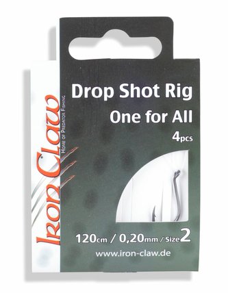 Návazce Drop Shot Rigs vel.2, průměr 0,20mm, 4ks/bal