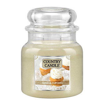 Svíčka ve skleněné dóze Country Candle, Vanilkový cupcake, 453 g Svíčka ve skleněné dóze Country Candle, Vanilkový cupcake, 453 g