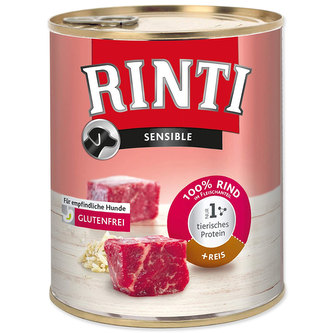 Konzerva RINTI Sensible hovězí + rýže