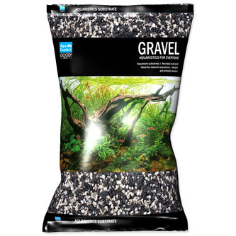 Drť AQUA EXCELLENT černá bílá 4-8 mm