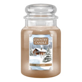 Svíčka ve skleněné dóze Country Candle, Útulná chata, 680 g