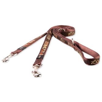 Vodítko ROGZ Fancy Dress Mocha Bones přepínací S