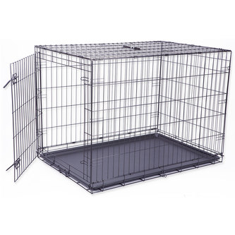 Klec DOG FANTASY skládací černá XL - 1 dveře