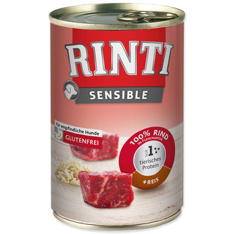 Konzerva RINTI Sensible hovězí + rýže